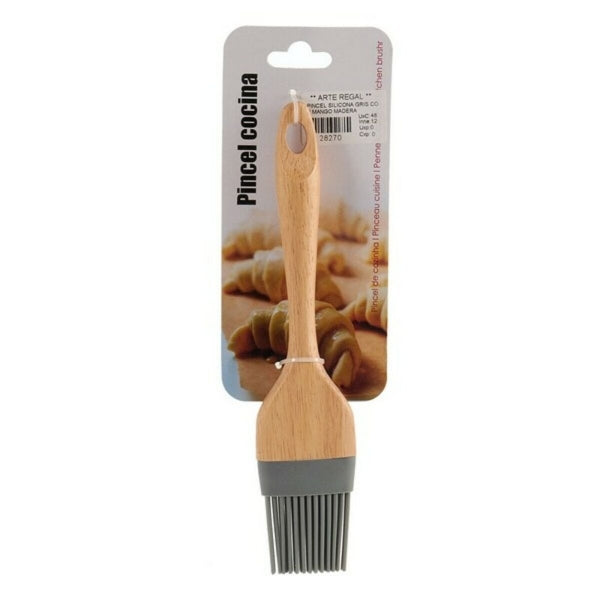 Pinceau de cuisine en bois et silicone