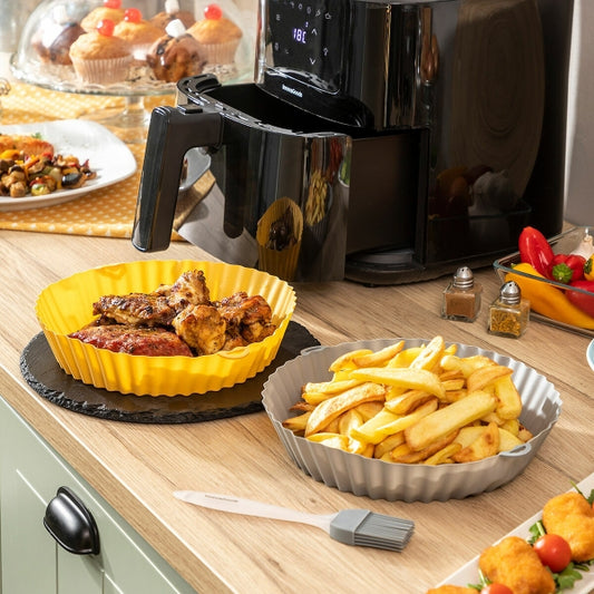 Ensemble 2 paniers et pinceau pour airfryer