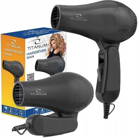 Sèche-cheveux pliable de Voyage Titanum  750 W noir